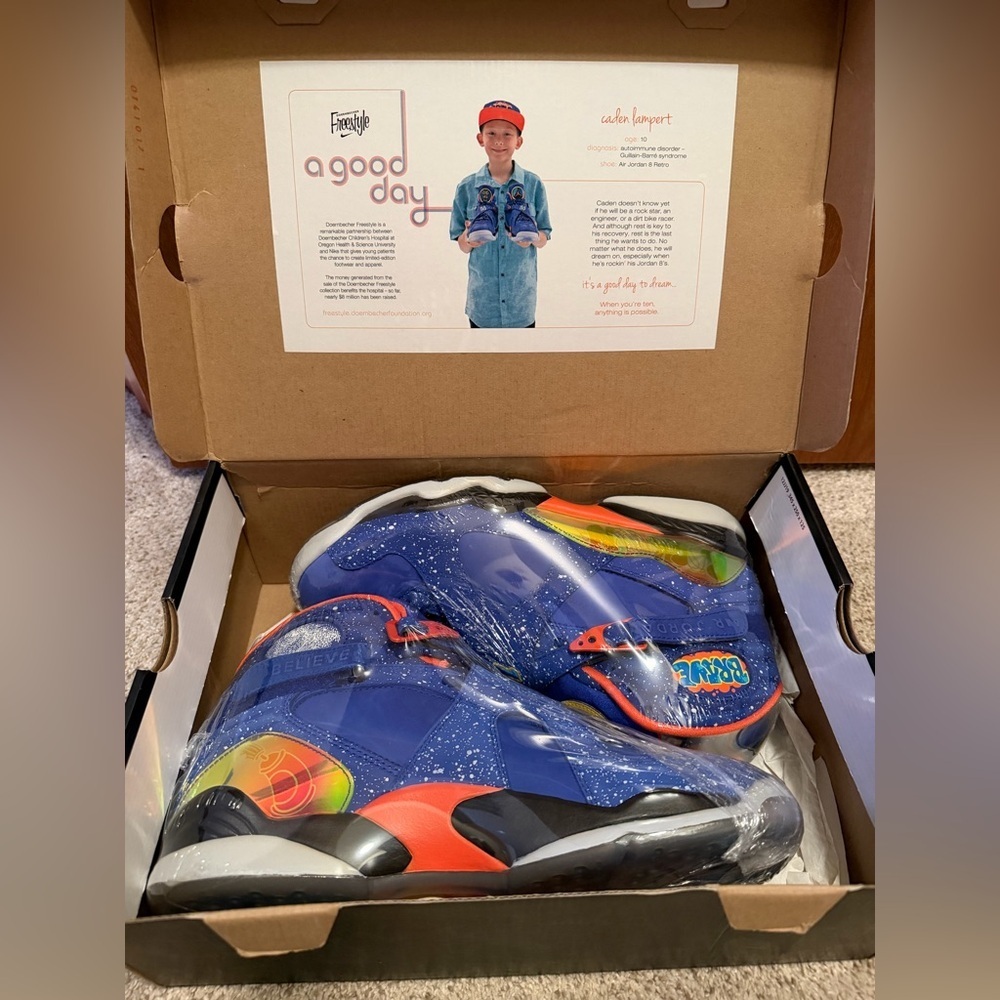 Air Jordan 8 Retro Doernbecher Sneakers